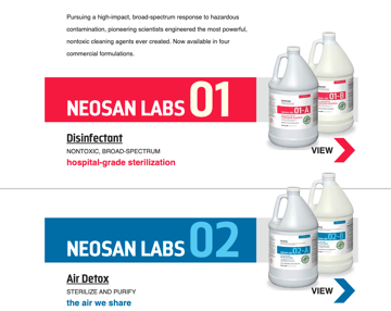 NeoSan Labs Green Cleaning certificaiton